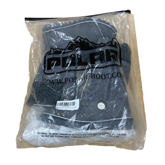 Size 7 Polar Women’s Snow Boots / Thermal Winter Snow Boots Gray - Picture 5 of 5